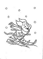 coloring page Winnie de Pooh and Piglet